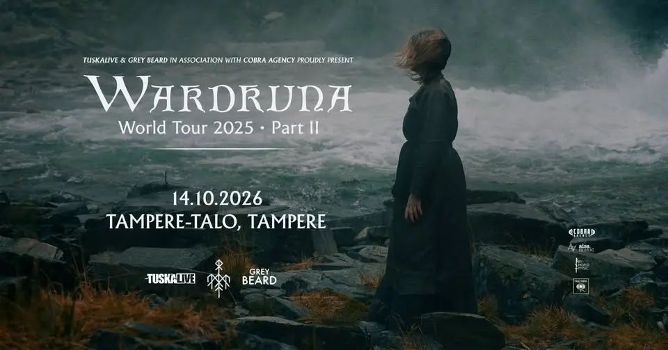 TuskaLive: Wardruna (NO), 14.10.2026, Tampere-Talo, Tampere