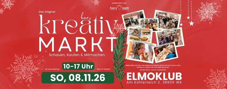 08.11.2026 KreativMarkt ❤︎ WERNIGERODE