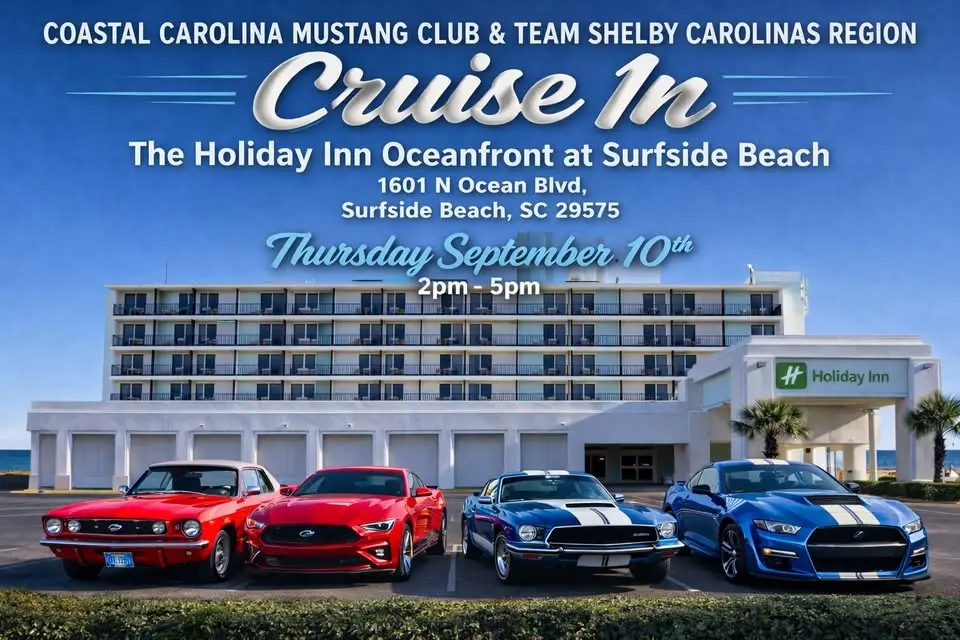 CCMC & TEAM SHELBY Cruise In The Holiday Inn Oceanfront at