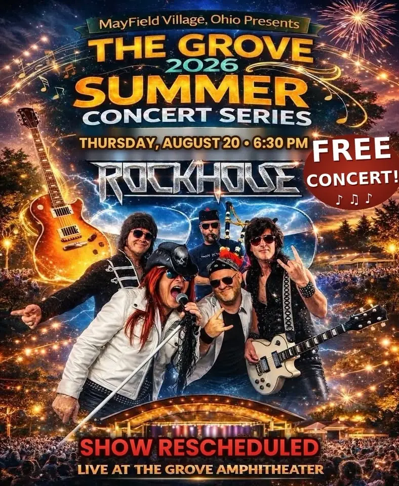 The Grove Amphitheater presents: RockHouse! 80’s Rock - Rescheduled for 8/20!!