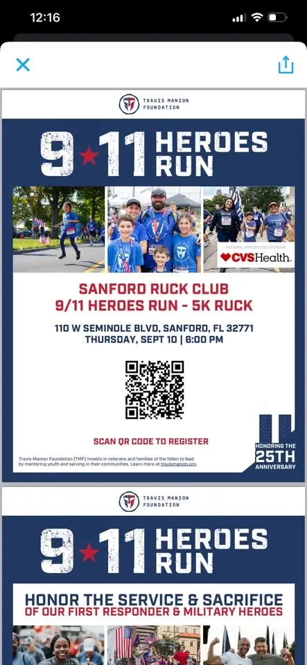 9/11 Heroes Run -5K Ruck