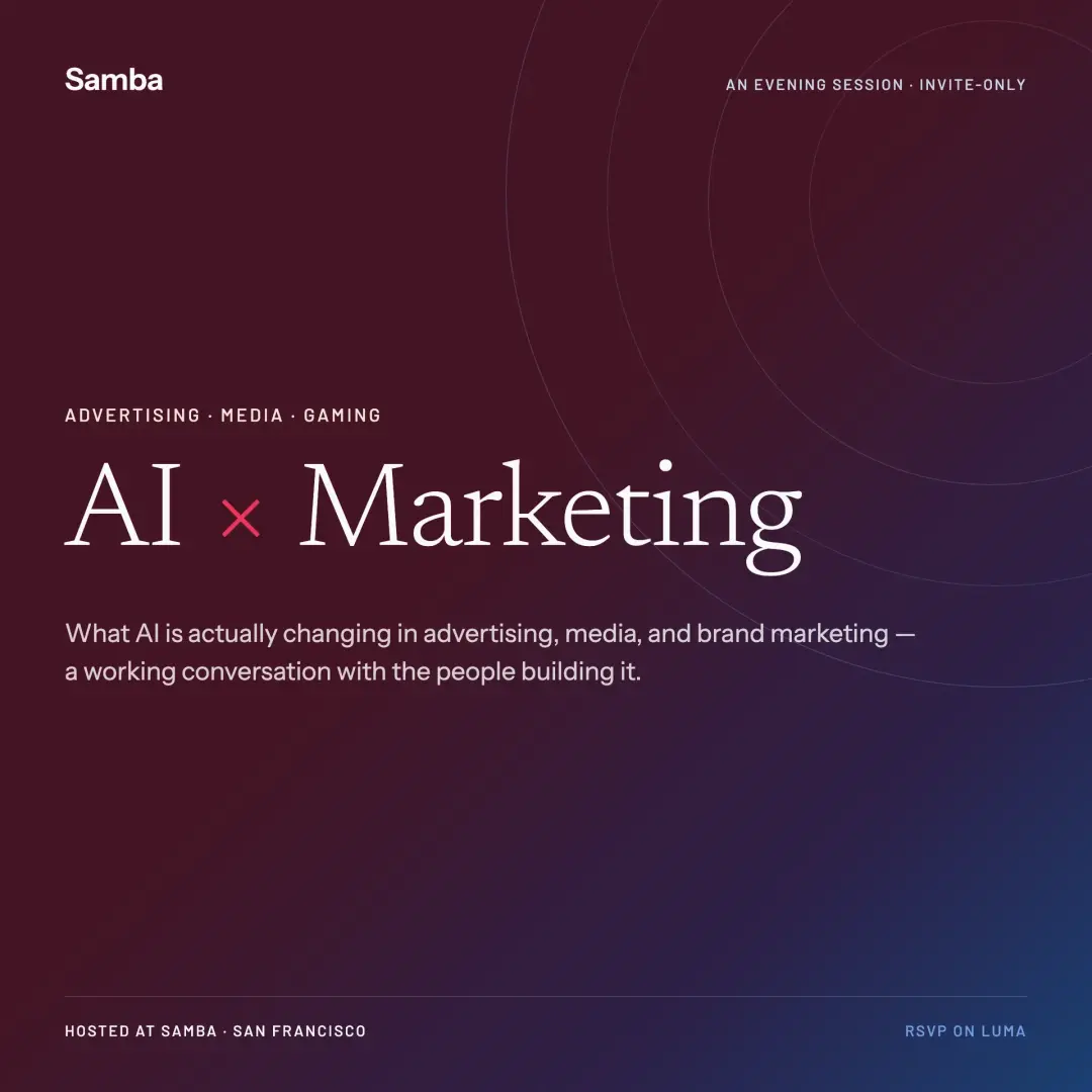 Samba Sessions: AI x Advertising