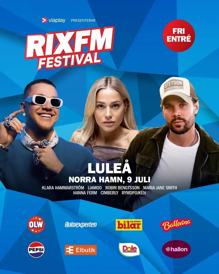 RIX FM Festival Luleå 2026