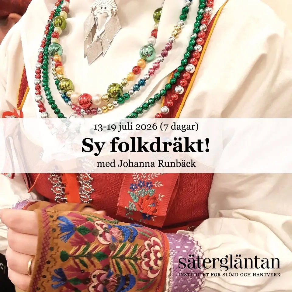 Sy folkdräkt 2026 med Johanna Runbäck!