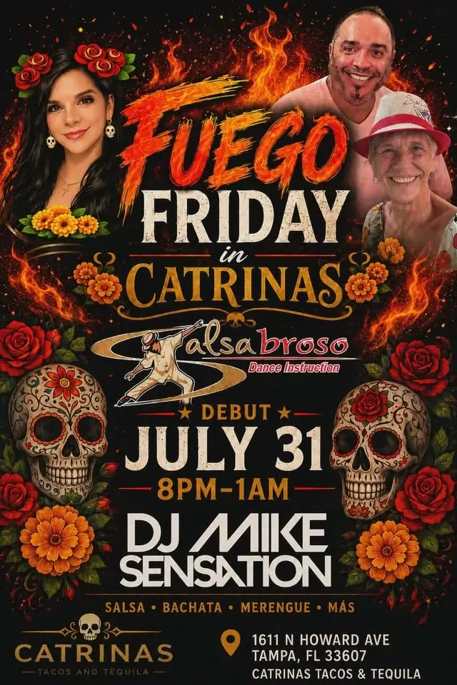 FUEGO FRIDAY @ CATRINAS / RED PARTY / DJ MIKE SENSATION