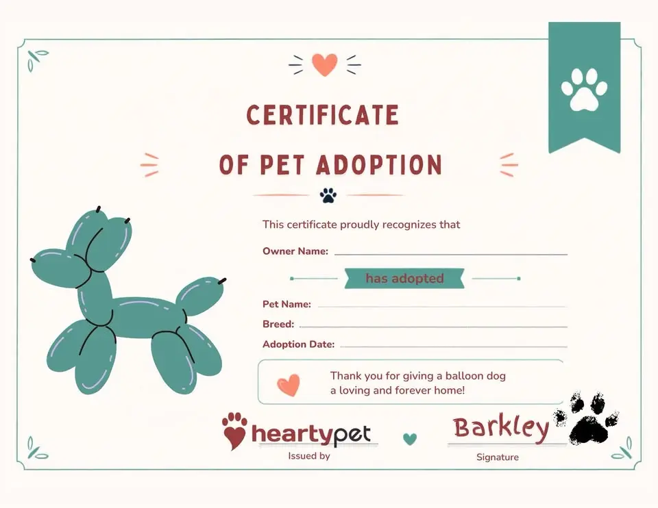 Balloon Dog Adoption Day