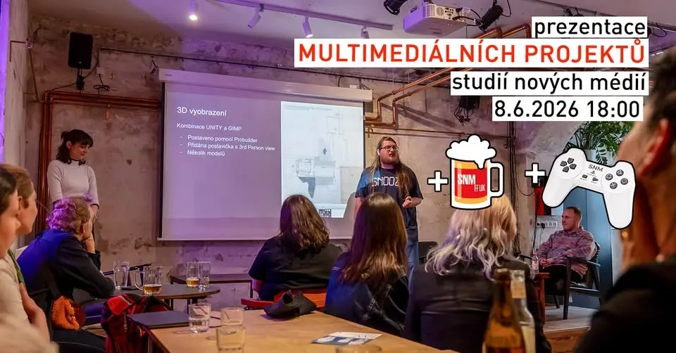 SNM na HYB4FILM: Multimediální projekty + videoherní SNMbeer