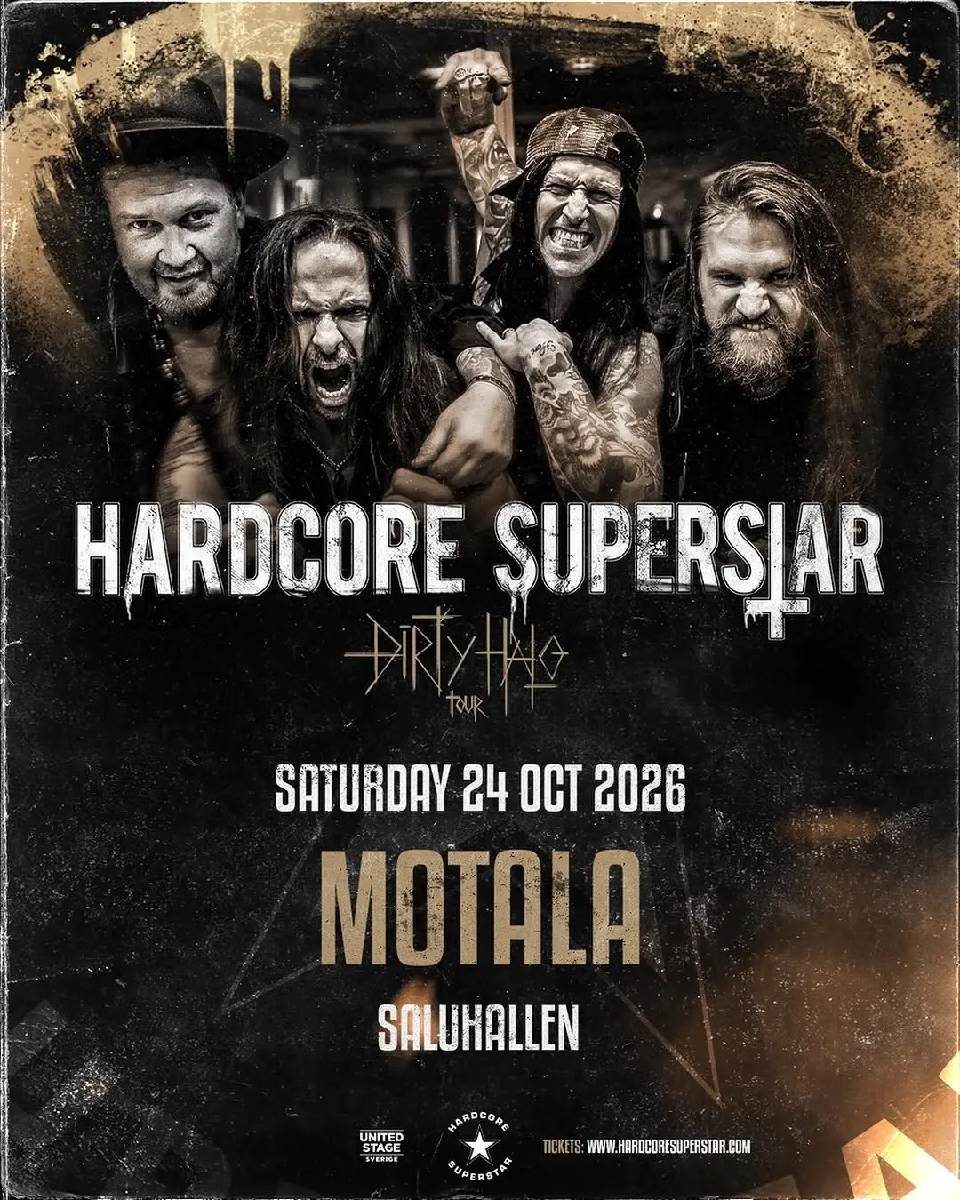 Hardcore Superstar - Dirty Halo Tour