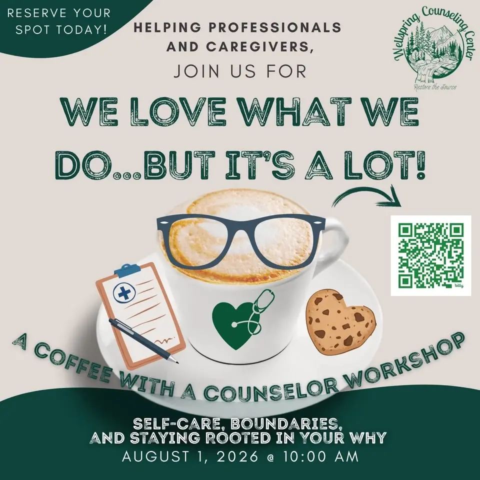 Coffee with a Counselor:  We Love What We Do...But It's a Lot!