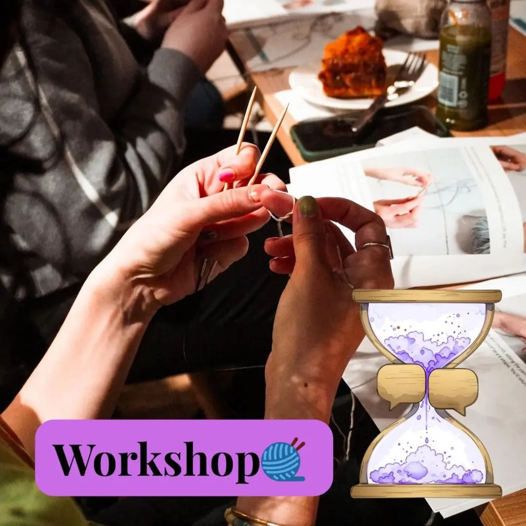 🧵 Quality Time Workshop: Crochet a Book Sleeve