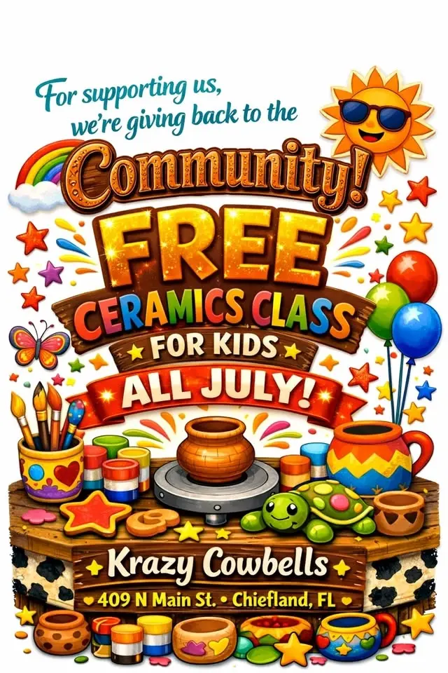 FREE Ceramics Event for Kids