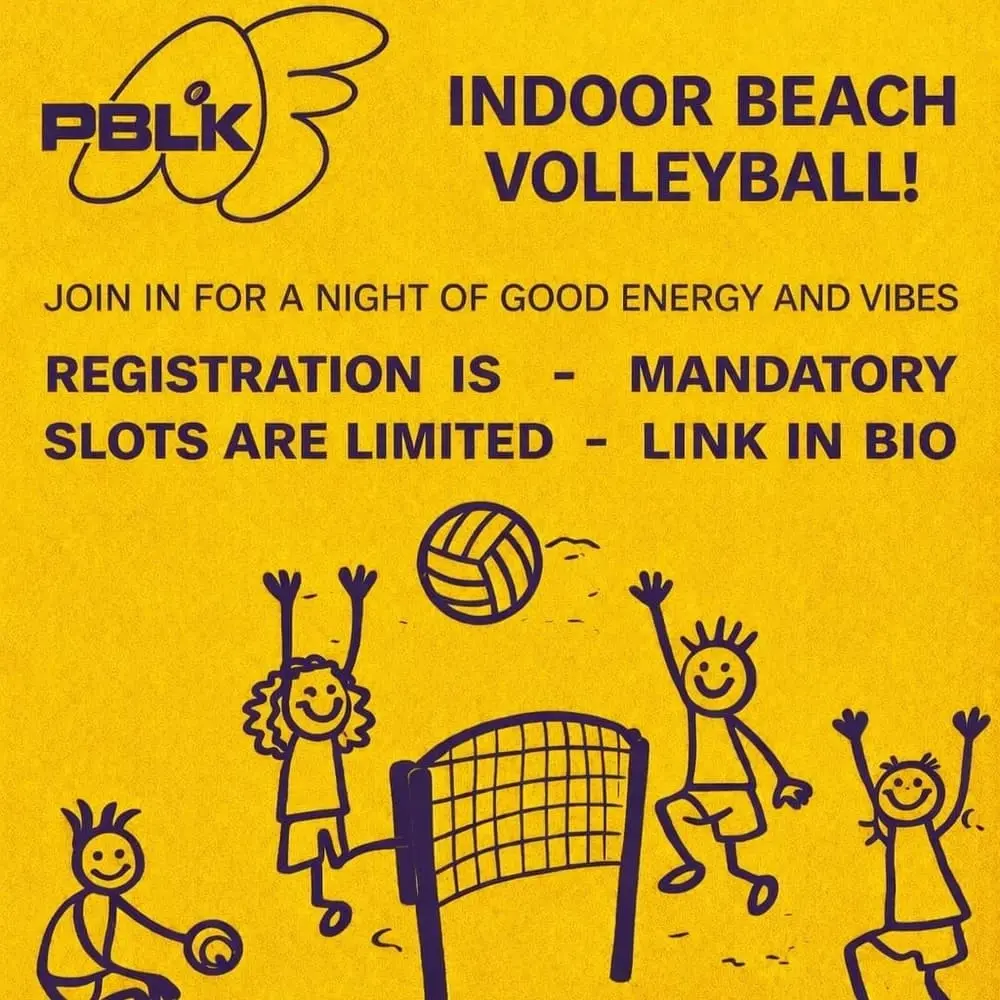 PBLK Presents: Indoor Beach volleyball