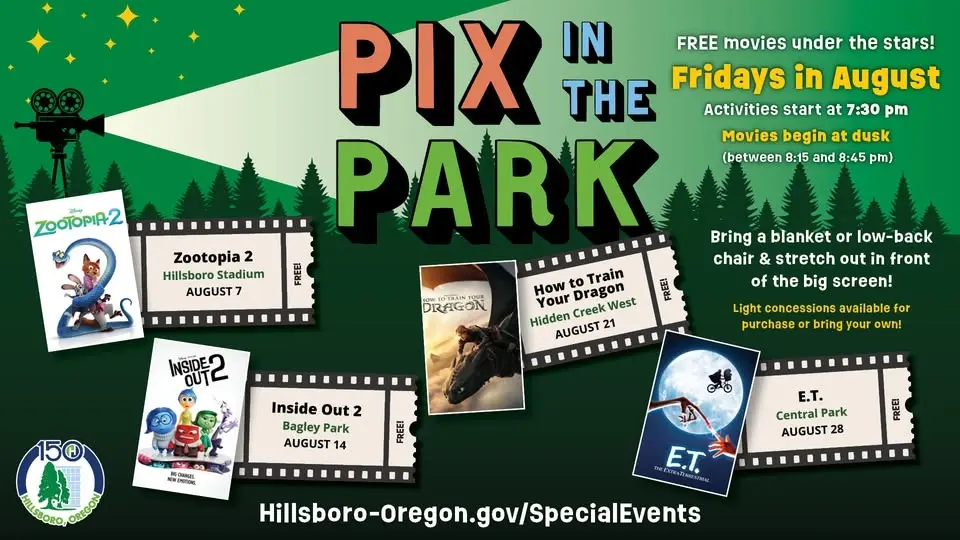 Pix in the Park: Zootopia 2 @ Hillsboro Stadium