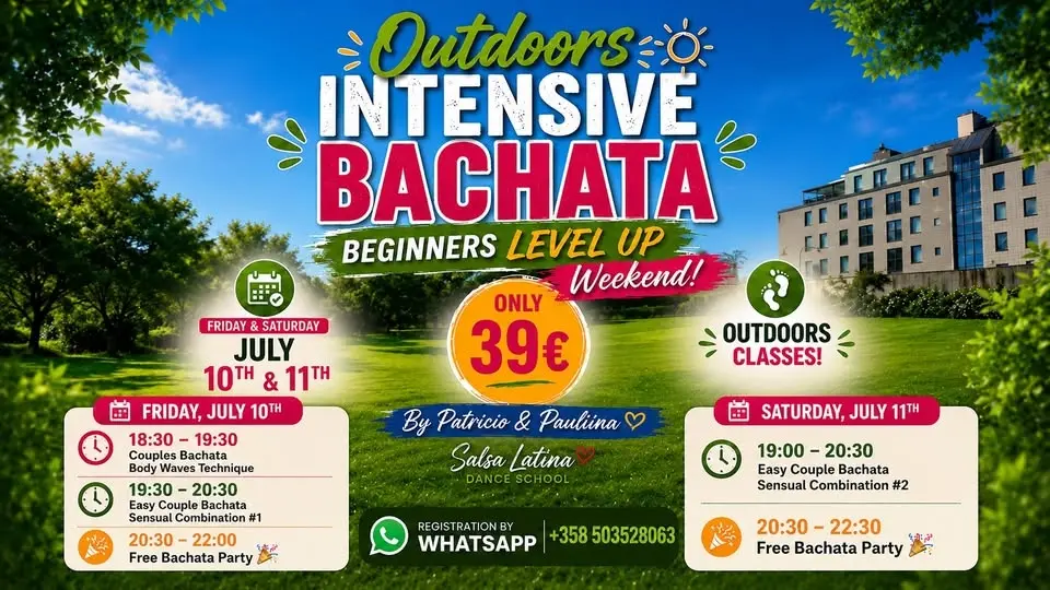Intensive Bachata Beginners Level Up Weekend