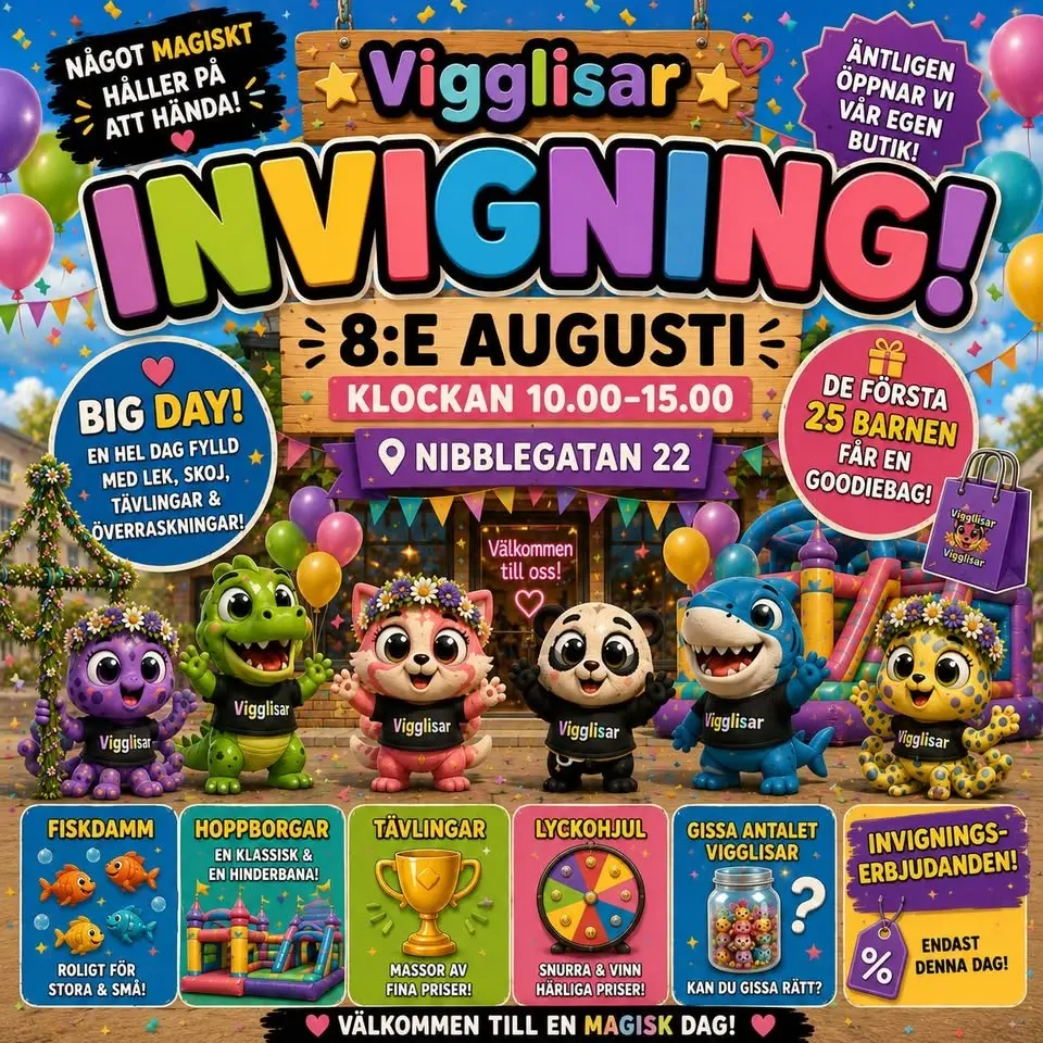 Invigning av Vigglisar/Tools3D-butiken 