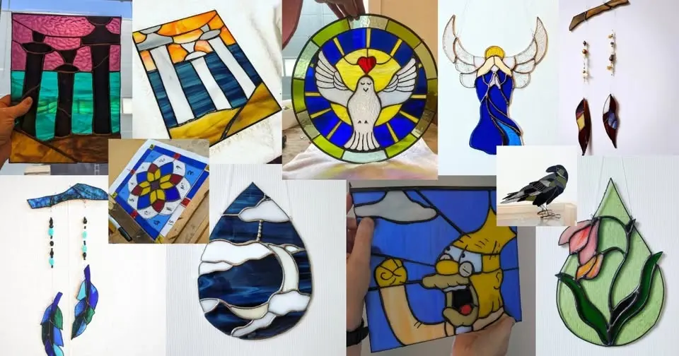 Stavanger Stained Glass Course - Tiffany Method - Sunday August 2