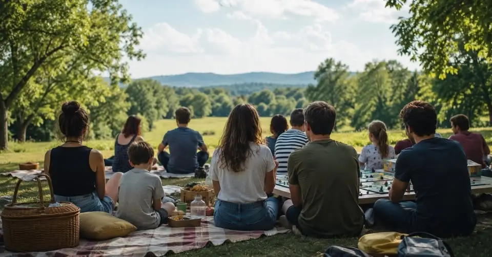 Piknik, társasjáték és szabadtéri játékok