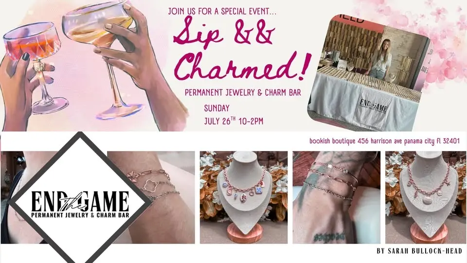 Sip N Charmed : End Game Jewelry @ Bookish!