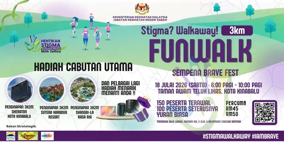 STIGMA? RUN AWAY! 3KM FUN WALK 2026
