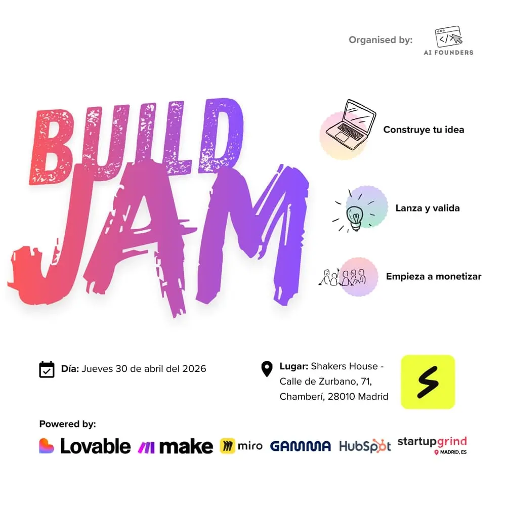 BuildJam - AI Founders by Startup Grind Madrid