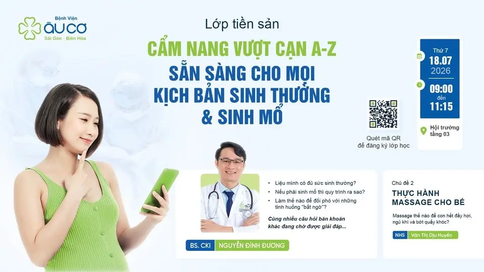 LỚP TIỀN SẢN THÁNG 7_BỆNH VIỆN ÂU CƠ