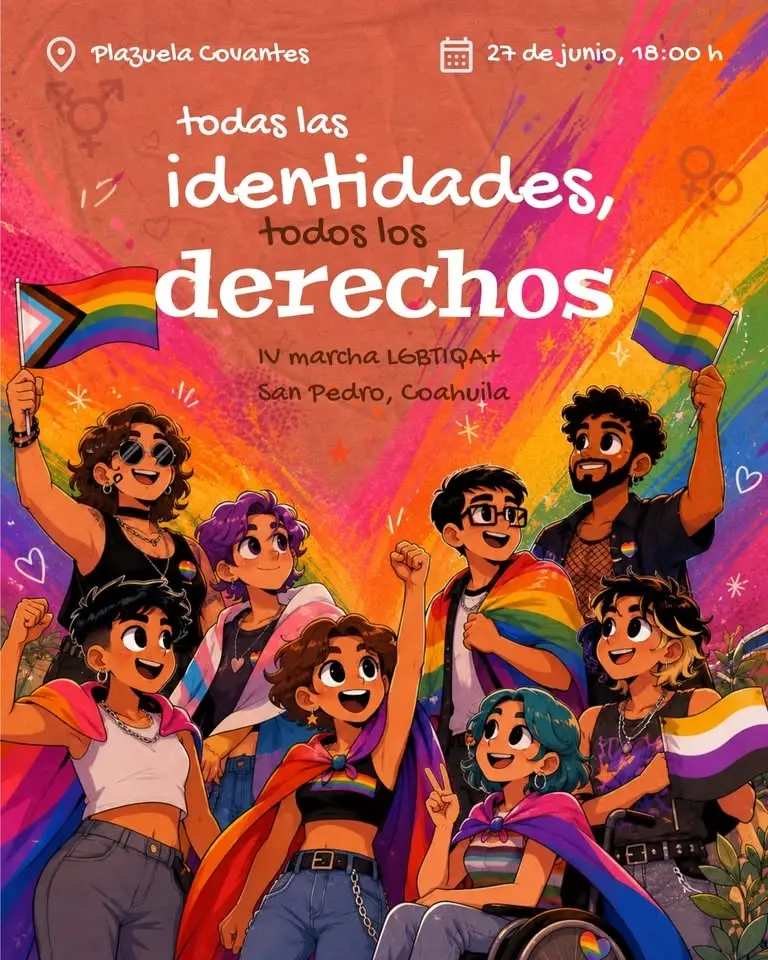 Cuarta Marcha LGBT+ San Pedro, Coahuila