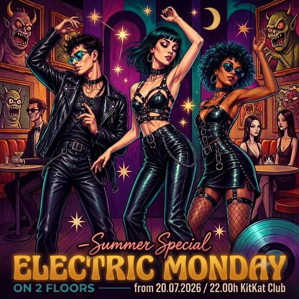 Electric Monday on 2 Floors Summer Special @KitKat Club