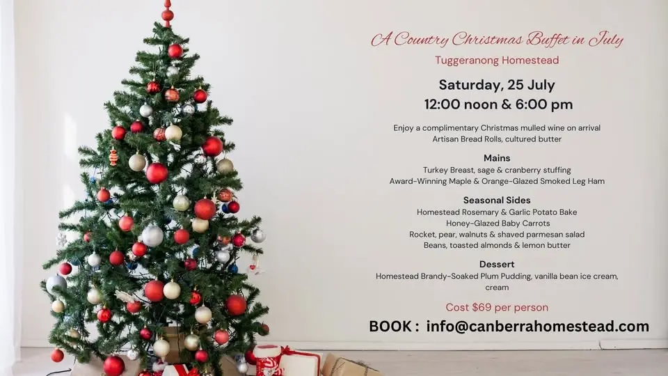 Christmas in July 2026 - Lunch & Dinner