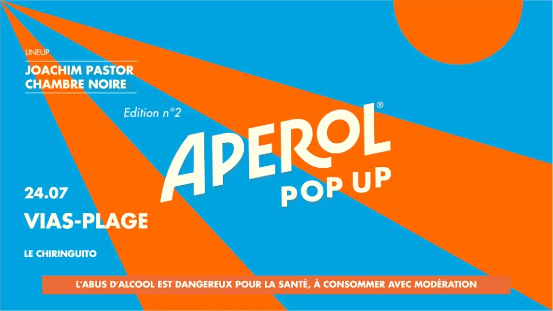 Aperol Pop-Up - Édition N°2 – Vias-Plage - 24 Juillet 2026
