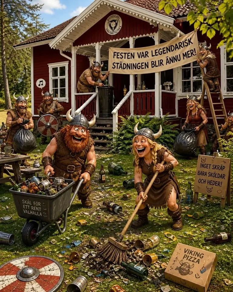 Städdag efter vikingafesten
