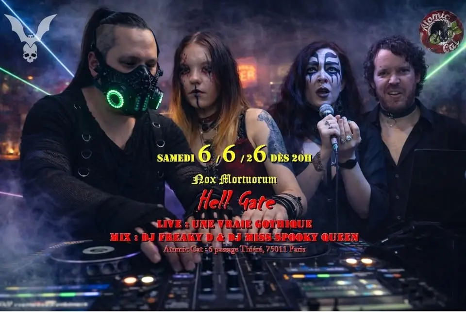 NOX MORTUORUM : Live Une Vraie Gothique + Dj Freaky D & Dj Miss Spooky Queen