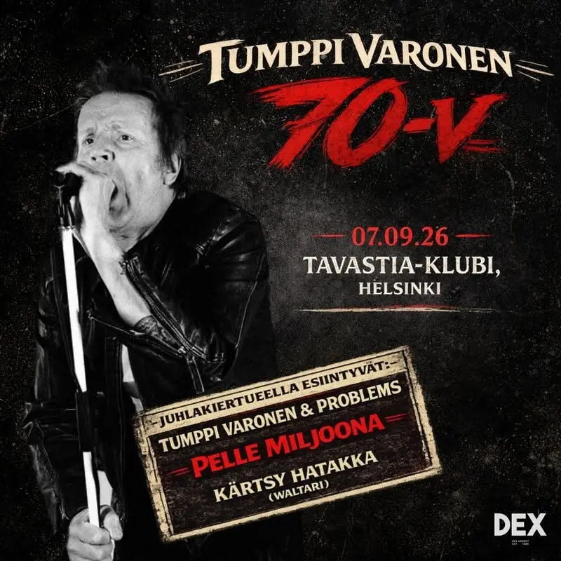 TUMPPI VARONEN 70 V – JUHLAKEIKKA TAVASTIALLA