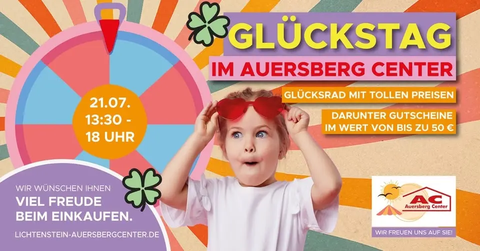 Glückstag im Auersberg Center 🍀