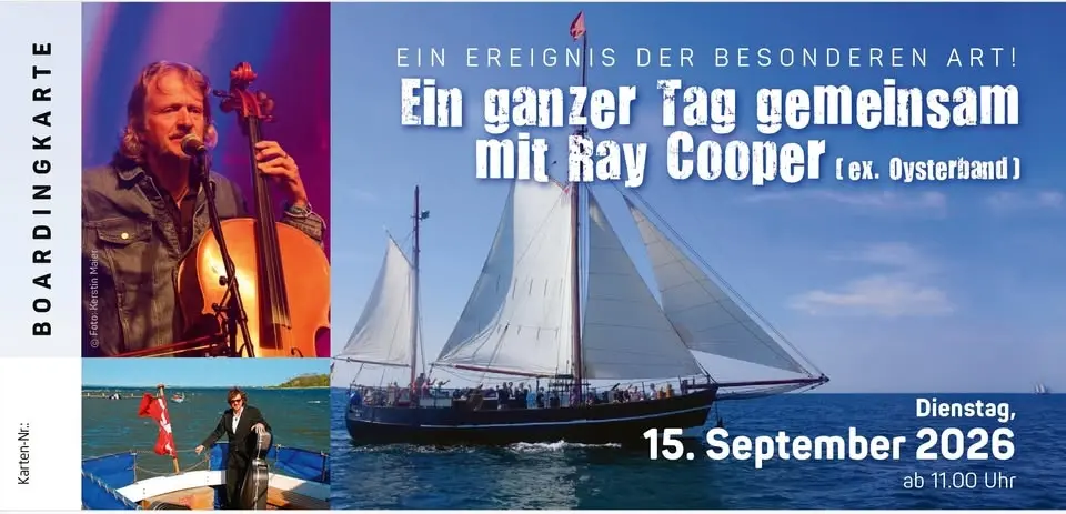 En ganzer Tag gemeinsam mit Ray Cooper