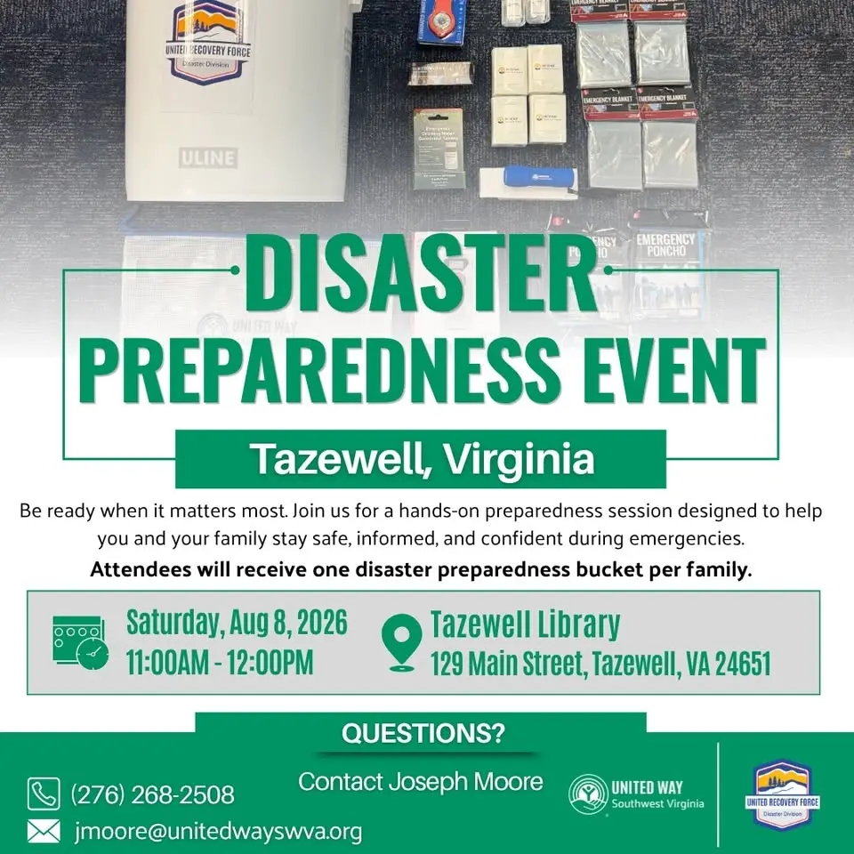 Disaster Preparedness Event @ Tazewell Library