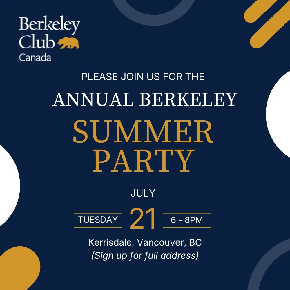 Vancouver's UC Berkeley Summer Party