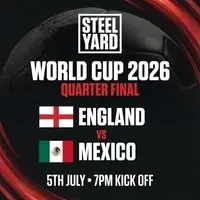 England vs Mexico | Last 16| World Cup 2026 Live