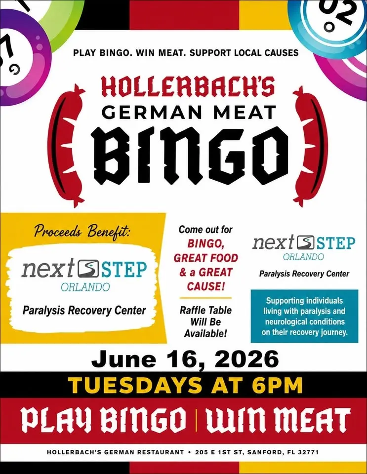 Join NextStep Orlando for Meat Bingo!