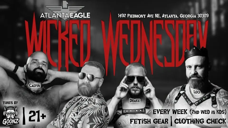 😈 WICKED WEDNESDAY at the Atlanta Eagle! ⛓️⚡