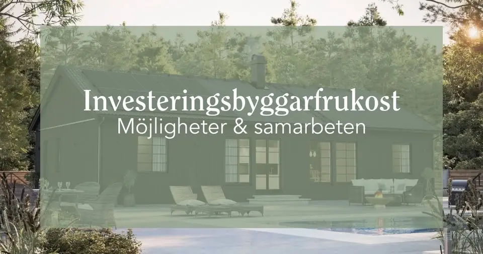 Att bygga för försäljning. Det är smart.