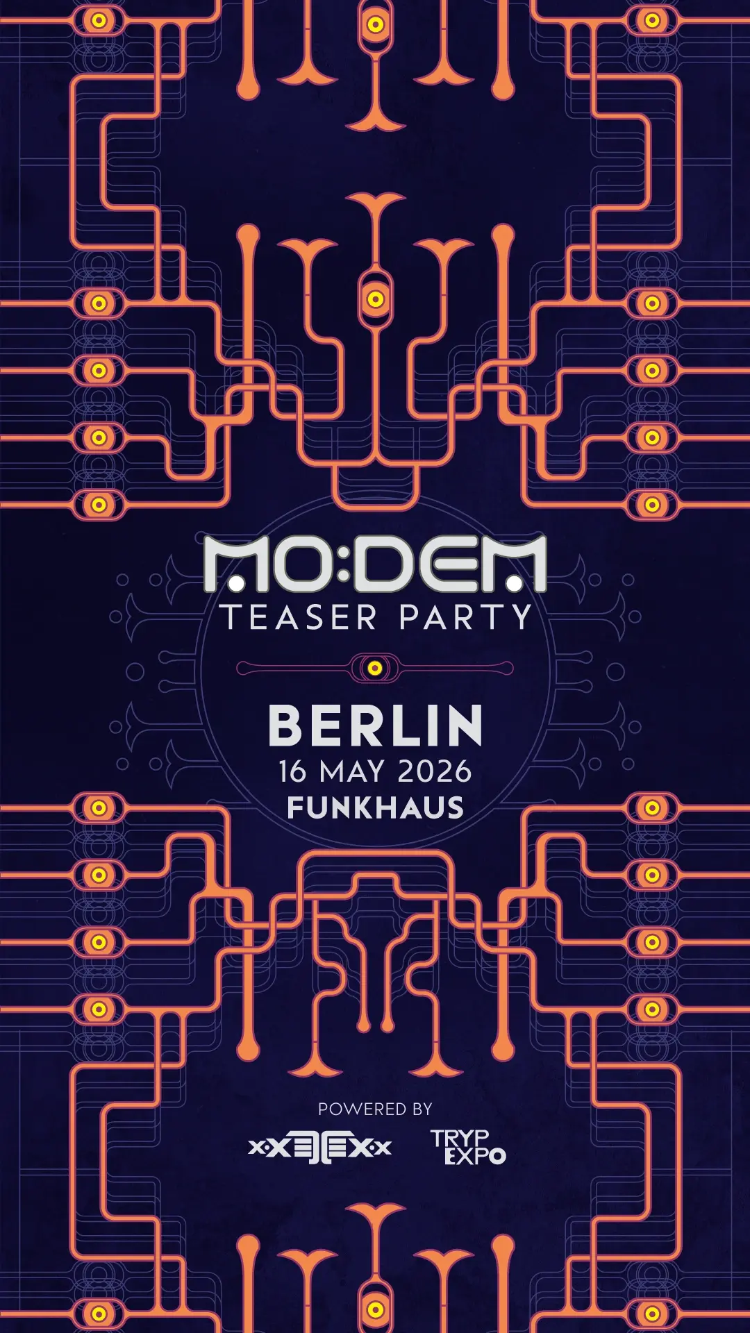 update: 6PM-5AM - MODEM Teaser Berlin powered by xXETEXx & TRYP FUNKHAUS