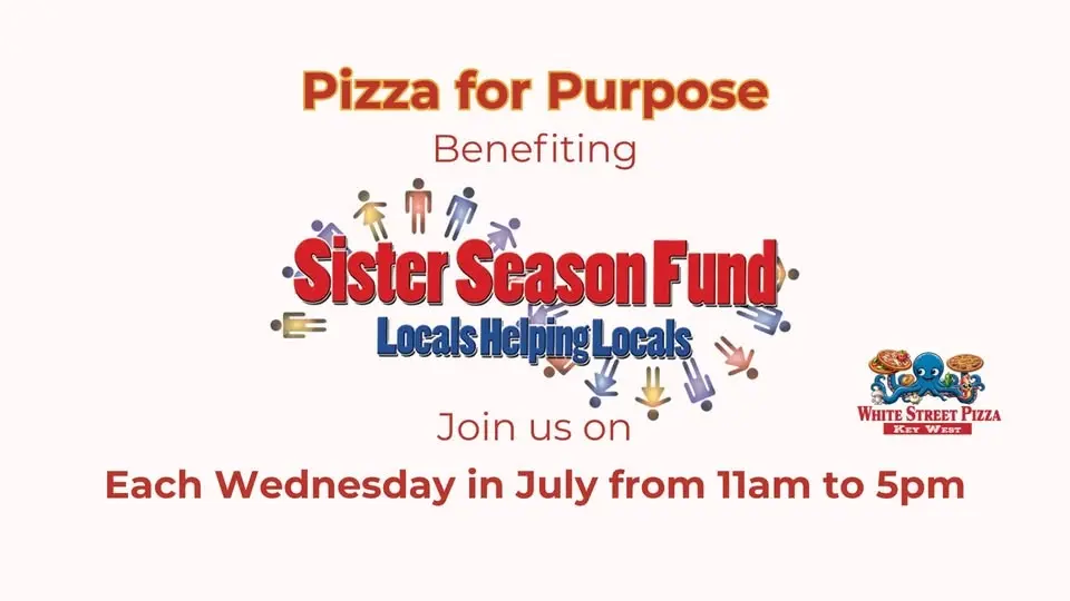 July's Pizza For Purpose with Sister Season Fund
