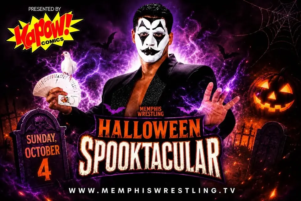 OCT. 4 | Memphis Wrestling Halloween SPOOKtacular featuring the amazing magic of The Spellbinder!