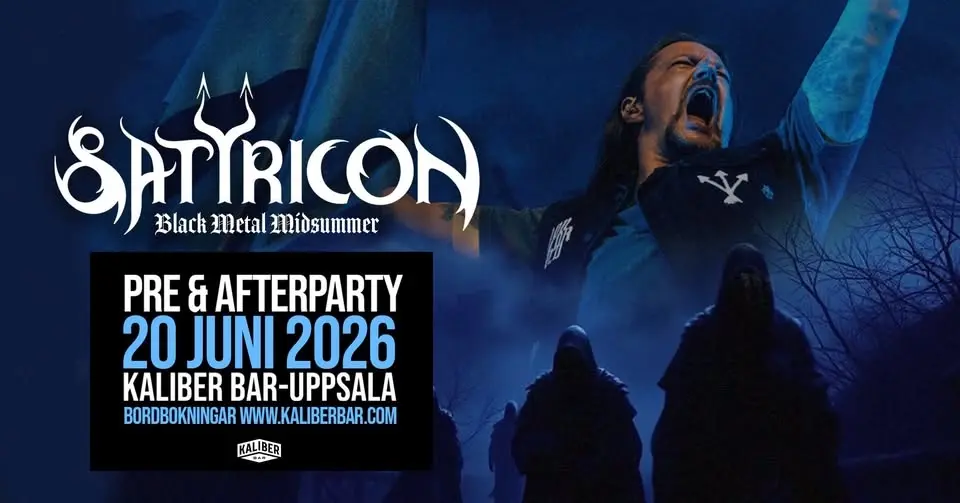 SATYRICON đ„ PRE & AFTERPARTY PĂ
KALIBER