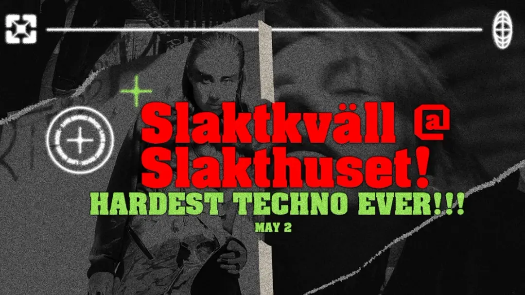 SLAKTKVÄLL - Hard Techno / Rooftop: HITS STHLM