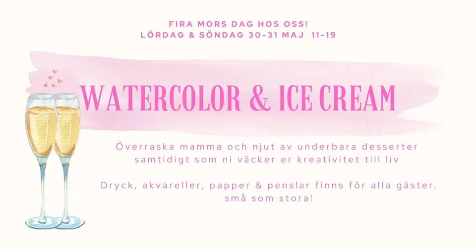 Watercolor & Ice Cream