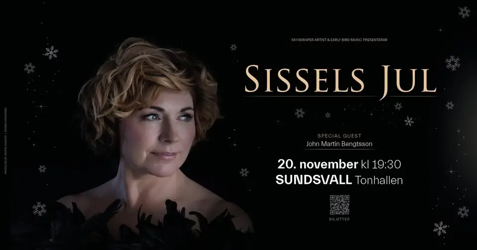 Säljer snabbt! SISSELS JUL 2026 | Tonhallen, SUNDSVALL | 20.11.26