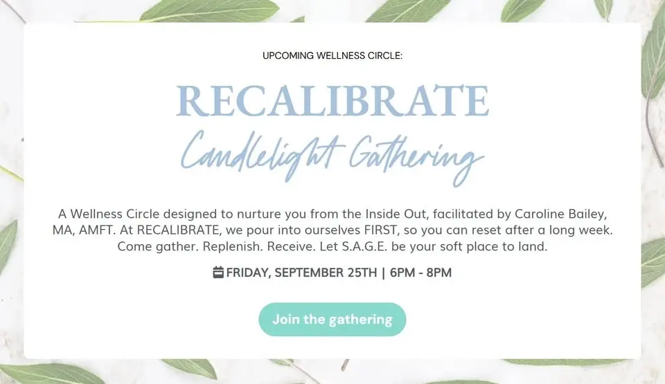 Recalibrate