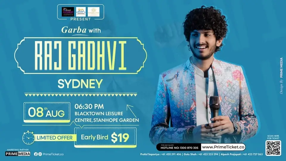 RAJ GADHVI GARBA in SYDNEY