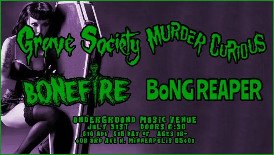 Grave Society at Underground Music Cafe! 